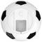 A circular object with black and white pentagon and hexagon patterns resembling a soccer ball. The word 'Power' and a button are visible at the top center.