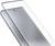 A sleek smartphone with a transparent screen protector hovering above, showcasing its thin design and single front camera.