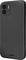 A sleek, matte black smartphone case with cutouts for dual cameras at the top left and a logo reading 'sbs' at the bottom center.