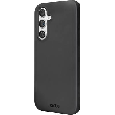 A black phone case with a triple-lens camera cutout on the top left corner, designed for a modern smartphone.