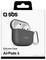 'AirPods 4 silicone case by SBS' packaging with image of case holding AirPods. Features a clip for attachment.