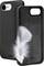 'Instinct Case' for smartphones by SBS, in black, with a soft interior and a feather symbolizing its lightweight design.