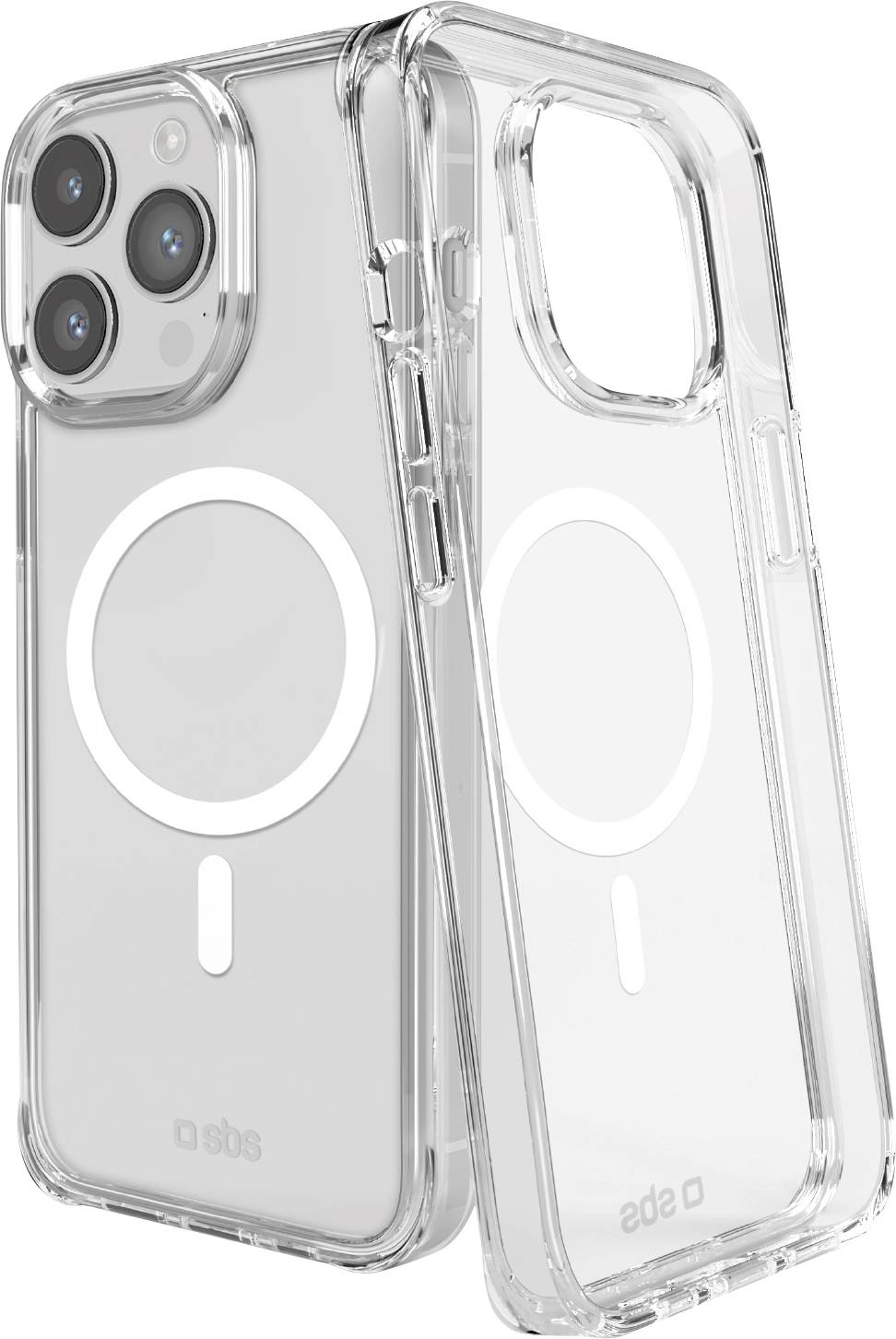 Clear phone cases with MagSafe compatibility, featuring precise cutouts for cameras and ports, designed for protection and easy use.