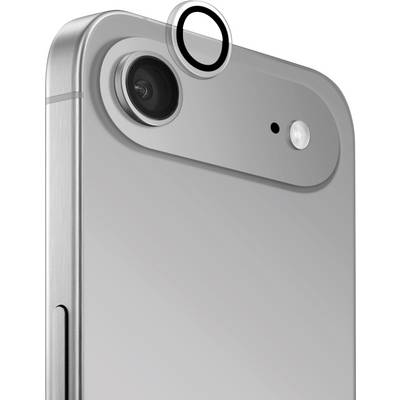 A smartphone camera with a protective screen cover; highlights the design and camera lens features of a modern mobile device.