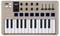 'Arturia MiniLab 3' MIDI controller features a compact keyboard with 16 pads, 8 knobs, and 4 sliders for music production.