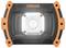 A portable LED work light with a black and orange casing labeled 'OSRAM' on the top.