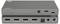 'Two Marmitek HDMI switches stacked, front and back views. Features include three outputs, a service port, and audio return channel.'