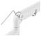 The image shows an IKEA wall bracket with a metal rod inserted, likely for adjusting or securing the fixture.