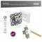 'Digitus CAT 6A keystone module, shielded, toolless installation, rated 10 Gbps. Includes 12 pieces.'