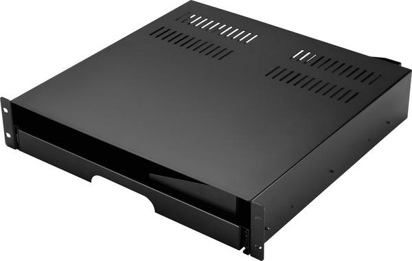 Renkforce RF-7112620 19 inch Server rack cabinet slider 2 U Retractable Suitable for (cabinet depths): > 500 mm Black