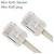 'Two transparent mini RJ45 plugs with cable ends. The plugs are arranged side by side.'