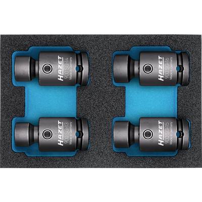 Four black socket tools labeled 'Hazet 900 SPC' in foam packaging, placed in pairs.