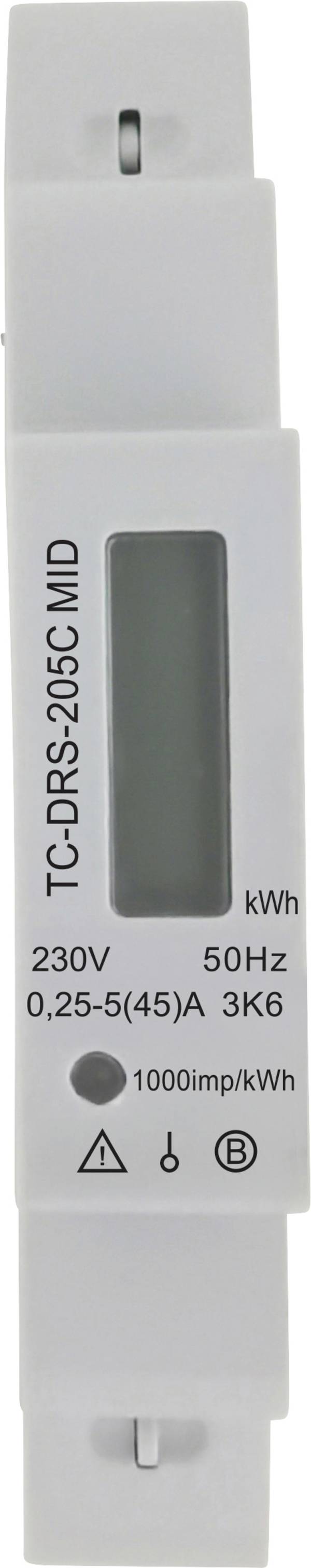 <br>  TRU COMPONENTS<br>  TC-DRS-205C MID<br>  TC-14232800<br>  Electricity meter<br>  <br>  Digital<br>  45 A<br>  MID-approved: Yes<br>  <br>  1 pc(s)
