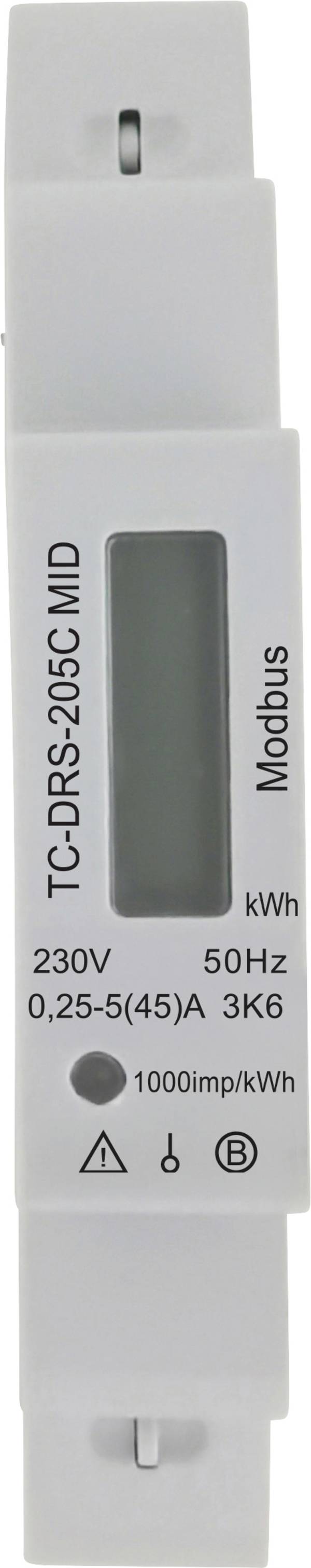 TRU COMPONENTS TC-DRS-205C Modbus MID TC-14232808 Electricity meter  Digital 45 A MID-approved: Yes  1 pc(s)