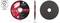 'TOOLCRAFT Cutting Disc for Metal/Steel, EN 12413 certified, 125mm diameter, 80 m/s speed, 2.2mm thickness. Safety standards icon.'