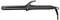 A black curling iron with a clamp and cord, designed for styling hair.