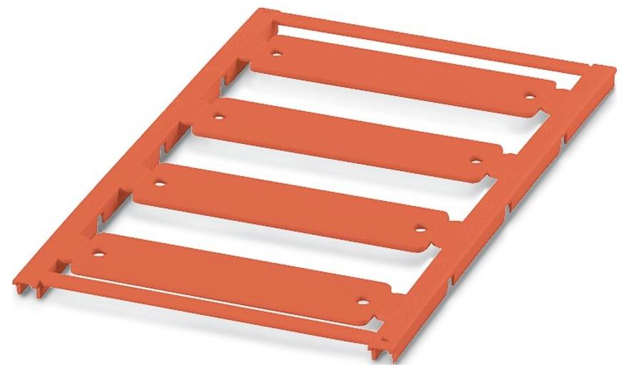 Phoenix Contact 0803135 UC-EMSP (50X15) RD Device markers Fitting type: Screw, Pivet Writing area: 50 x 15 mm Red No. of markers: 4 10 pc(s)