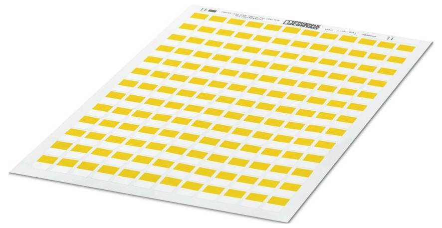 Phoenix Contact 0830688 WML 3 (13X10)A4 YE Cable identifier Fitting type: Adhesive Writing area: 13 x 9.5 mm Yellow No. of markers: 156 10 pc(s)