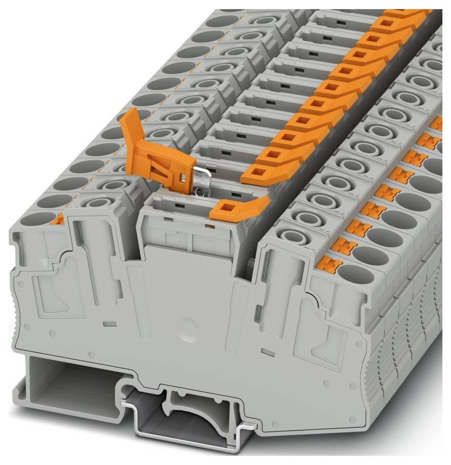 Phoenix Contact 1028591 Disconnect terminal Push-in connector Grey 50 pc(s)