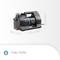A compact, black water pump with dimensions labeled: 20 cm wide, 45 cm long, 24 cm high, weighing 7.2 kg (15.9 lbs).