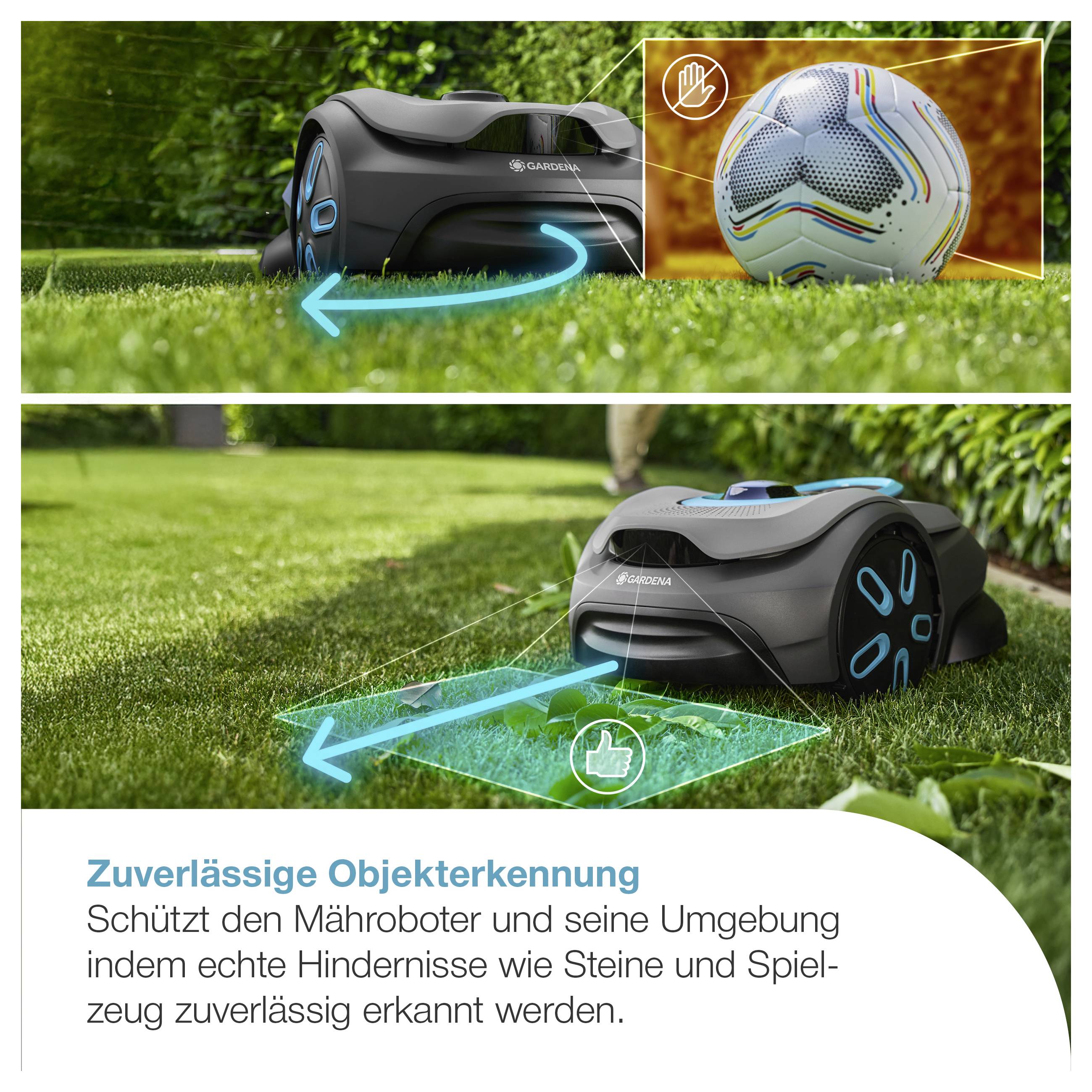 GARDENA 19942-20 Mähroboter smart SILENO sense Robotic lawn mower Suitable for areas up to 600 m²-1