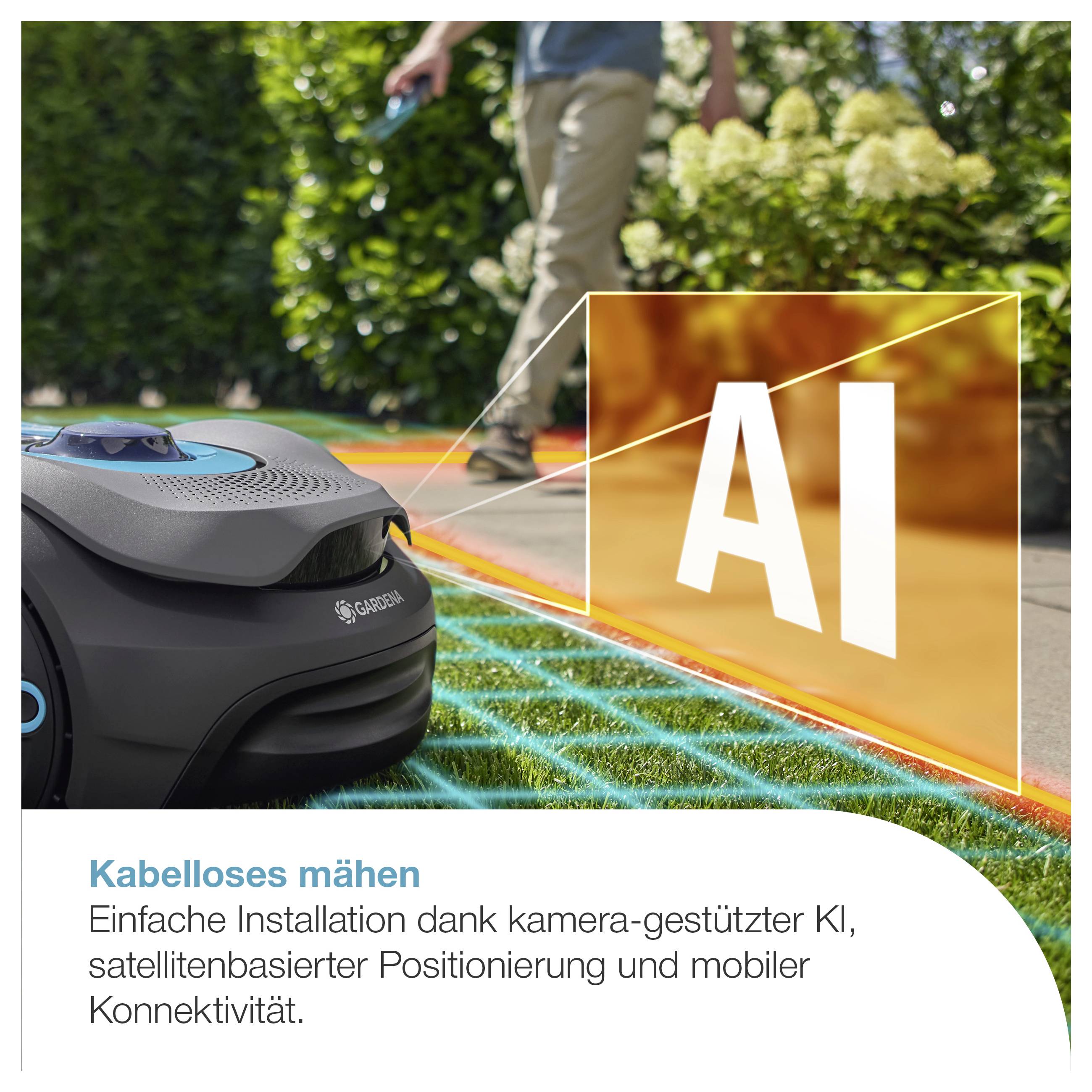 GARDENA 19942-20 Mähroboter smart SILENO sense Robotic lawn mower Suitable for areas up to 600 m²-2