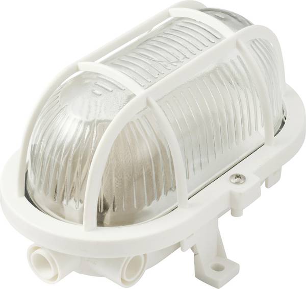 Sygonix Wet room light E-27 60 W White