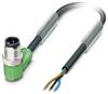 Phoenix Contact 1414450 Sensor/actuator cable M12 Socket 10 m No. of pins (RJ): 3 1 pc(s)
