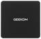 A black electronic device with the label 'GEEKOM' centered on its surface.