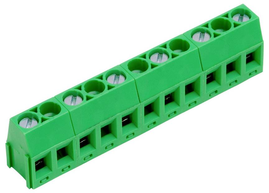 PTR Hartmann 50350070021D Print terminal 1.5 mm² Number of pins 7 Green 1 pc(s)