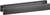 A gray rectangular metal frame with various holes and indents, possibly a component for machinery or equipment, viewed from an angle.