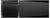 'A close-up view of a metal rack panel with mounting holes and screws on a dark background.'