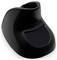 A black ergonomic vertical mouse designed to reduce strain on the wrist and hand.