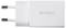 White electronic plug adapter with two prongs, labeled 'VOLTCRAFT UC-5W01', viewed against a white background.