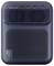 A close-up of the back of a dark blue electronic device with two ventilation grilles, ports for DC, USB, and HD, labeled 'Mozart Pro'.