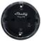 A black circular smart plug labeled 'Shelly Plug PM Gen 3' with electrical specifications 16A, 230V.