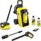 'Karcher K5' pressure washer set includes a pressure washer, various nozzles, cleaning solution bottles, and a surface cleaner.