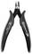 Black ESD-safe side cutter with ergonomic handles, designed for precision cutting of wires up to 1.3mm.