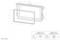 Technical drawing of a rectangular enclosure with lid and frame, showing dimensions B 173.4 mm, H 97 mm, B1 183 mm, H1 100.5 mm, and T1 3 mm.