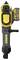 'DEWALT' cordless right angle drill in black and yellow, with a battery attached, designed for tight spaces and efficient drilling.
