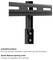 TV wall mount bracket features 'Quick-Release Spring Locks' for easy installation and removal, enhancing user convenience.