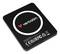 Black Verbatim external hard drive with circular logo and USB port visible on the bottom edge.<br>