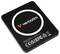 Black Verbatim portable SSD with circular logo, USB-C port visible at the bottom edge.