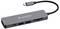 Verbatim USB-C hub with HDMI, USB-A, USB-C, SD and microSD ports, shown with attached USB-C cable.