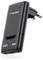 Black Verbatim GaN III 65W wall charger with two USB ports and folding European plug prongs.<br>