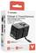 Verbatim Charge 'n' Travel Diamond 100W universal travel adapter package, showing USB-C, USB-A, PD3.0 and QC4+ support with included cable.