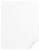 A blank white sheet of paper with a slightly curled bottom corner on a plain background.