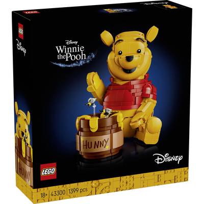 'Lego Winnie the Pooh' set box showing a large brick model of Winnie the Pooh holding a small pot labeled 'Hunny.'