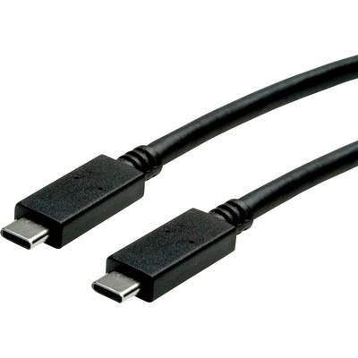 Two black USB-C cables with identical connectors, showing the reversible nature suitable for charging or data transfer for devices.