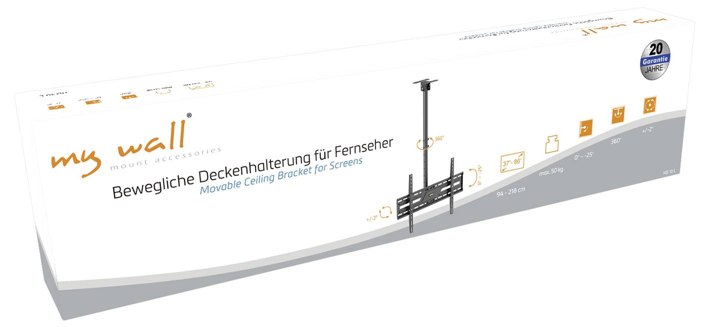 'Height Adjustment 527 - 777 mm' written below an image of a black adjustable metal rod with a highlighted section showing adjustable range.